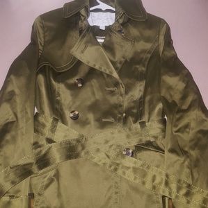 Beautiful green trench coat